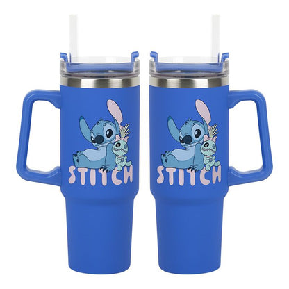 Stitch Insulated Travel Cup W/ Straw - 900ml
