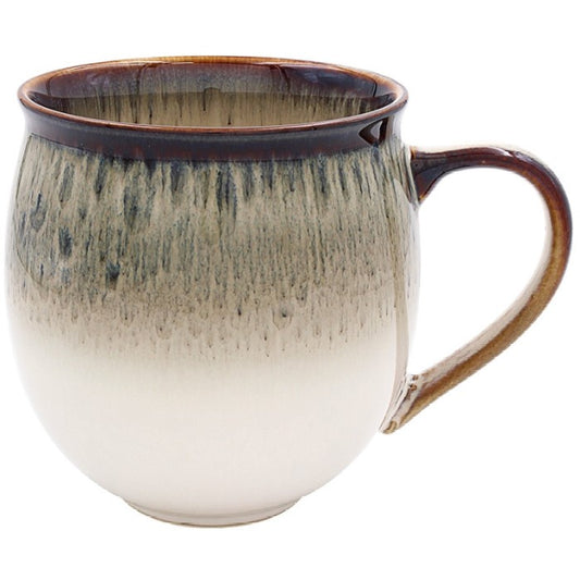 Blue Glazed Reactive Fine China Mug | Elements Reactive Mugs 14CM