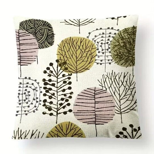 Retro Trees Cushion Cover 18"