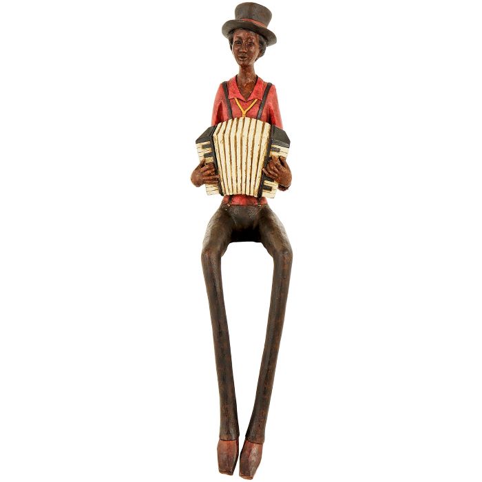 Sitting Jazz Band Squeeze Box Ornament - 40cm