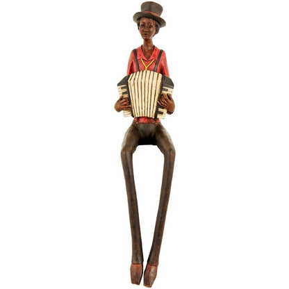 Sitting Jazz Band Squeeze Box Ornament - 40cm