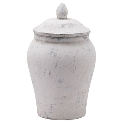 Stone Ginger Jar/Vase - 29cm