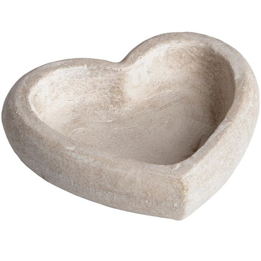 Stone Heart Dish - 23cm