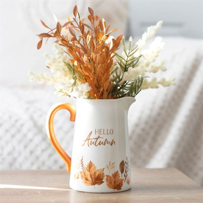 Hello Autumn Ceramic Flower Jug - 17cm