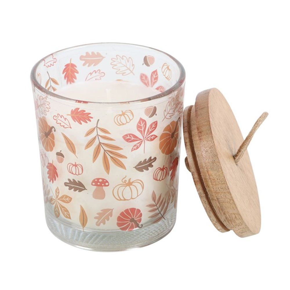 Autumn Leaves Warm Vanilla Scented Candle