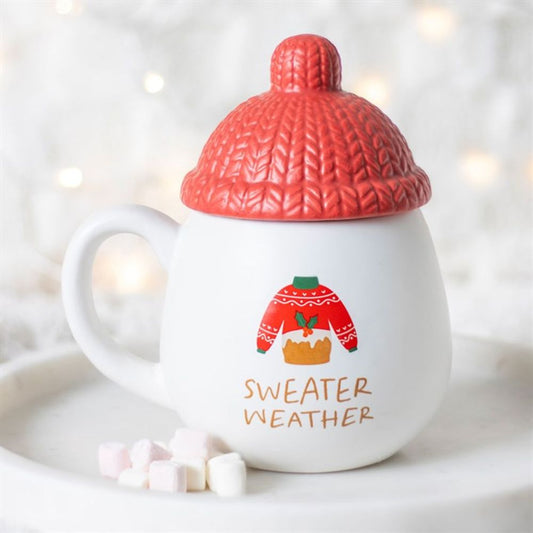 Sweater Weather Lidded Mug - 480ml