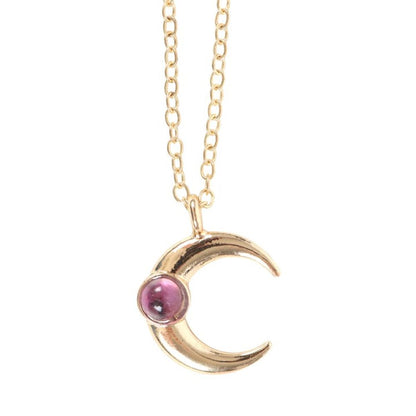 Moon Celestial Amethyst Necklace Card