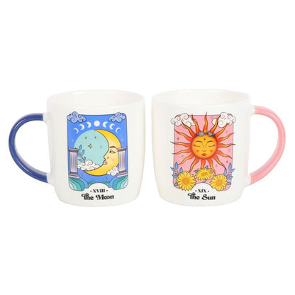 Sun and Moon Celestial Mug Set - Set of 2 - 340ML