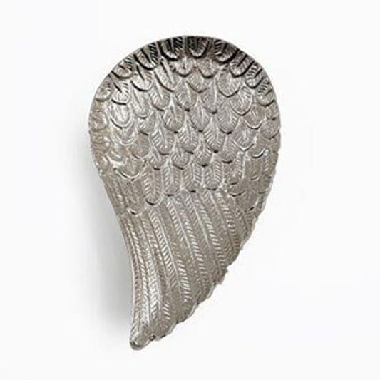 Silver Aluminum Angel Wing Tray - 22cm