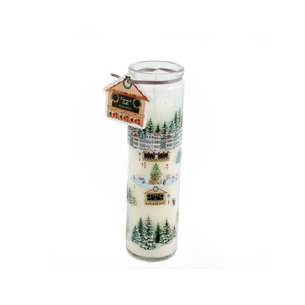 Christmas Market Tube Candle - 20cm