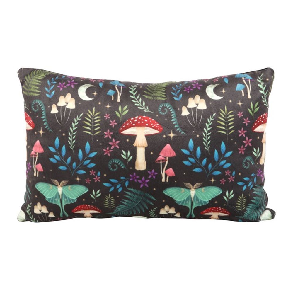 Rectangular Dark Forest Print Cushion - 40cm