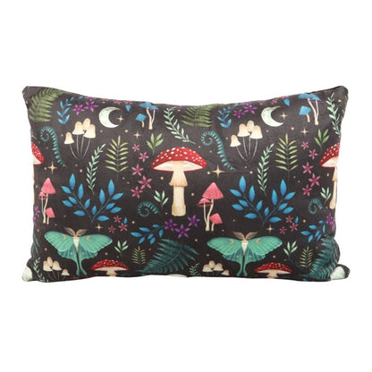 Rectangular Dark Forest Print Cushion - 40cm