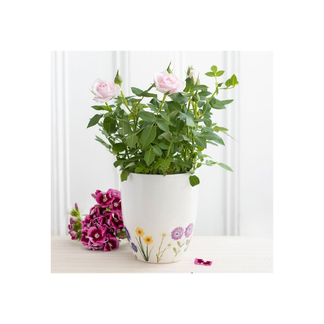 Wildflower Ceramic Plant Pot