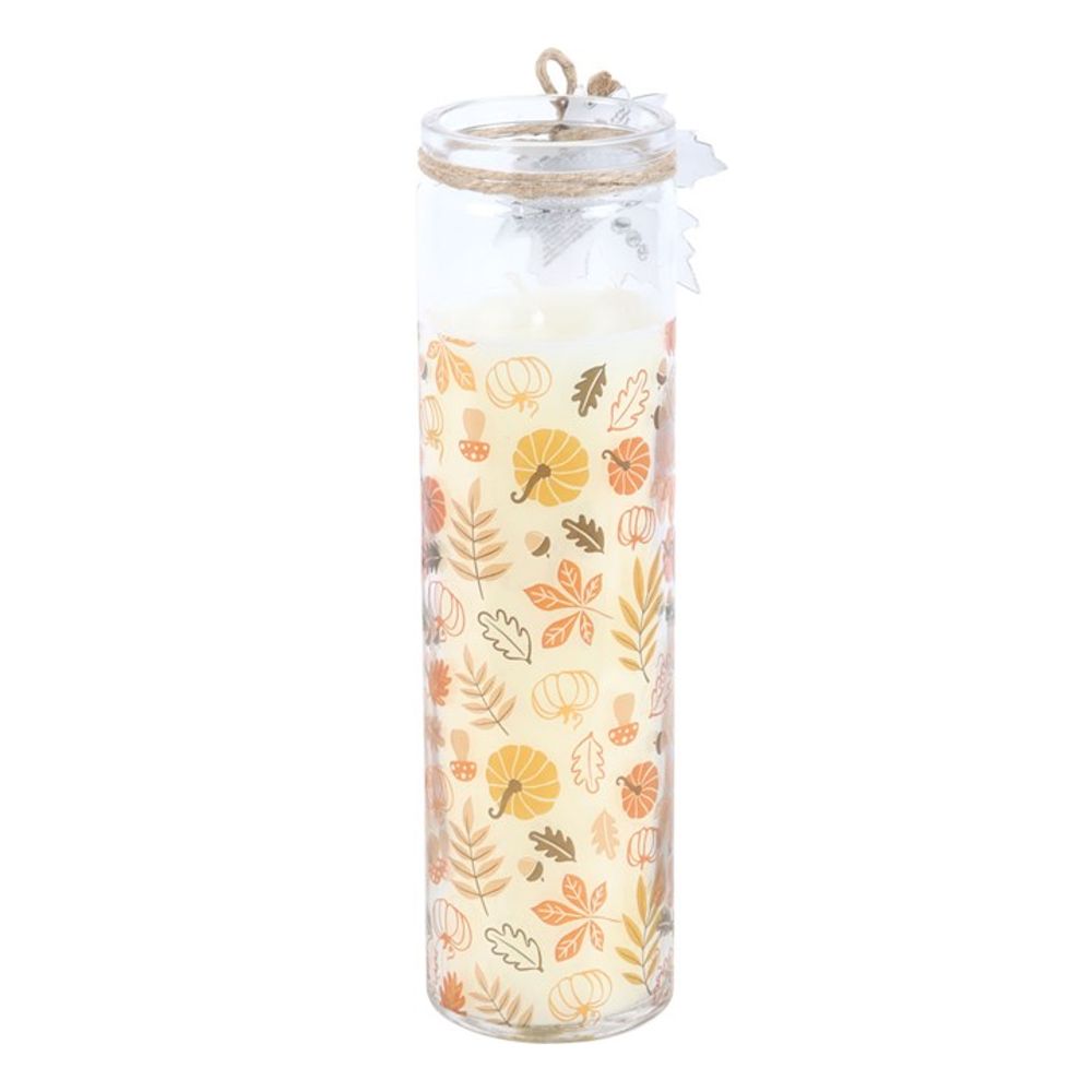 Autumn Leaves Pumpkin Spice Scented Tube Candle