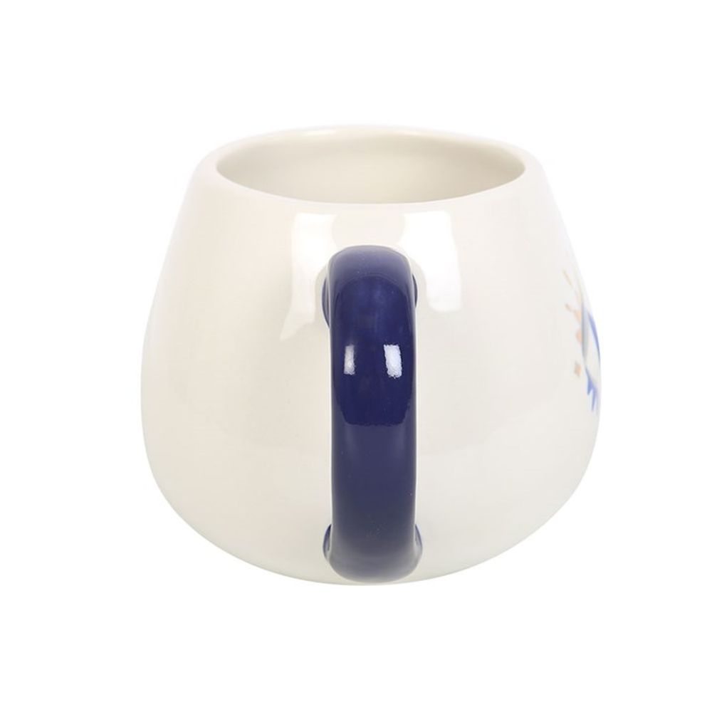 White All Seeing Eye Rounded Mug - 500ml