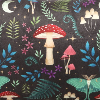 Rectangular Dark Forest Print Cushion - 40cm