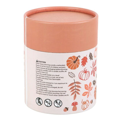 Autumn Leaves Cinnamon & Orange Scented Candle