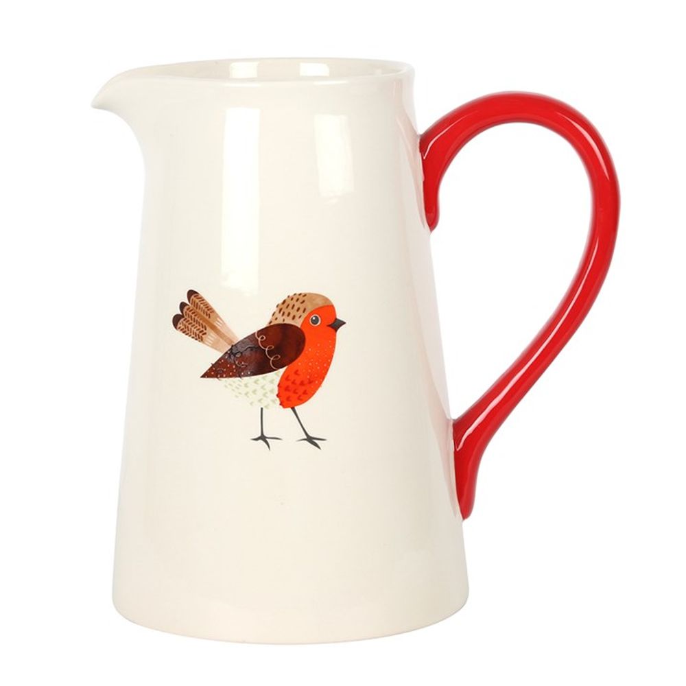 Large Robin Flower Jug - 24CM