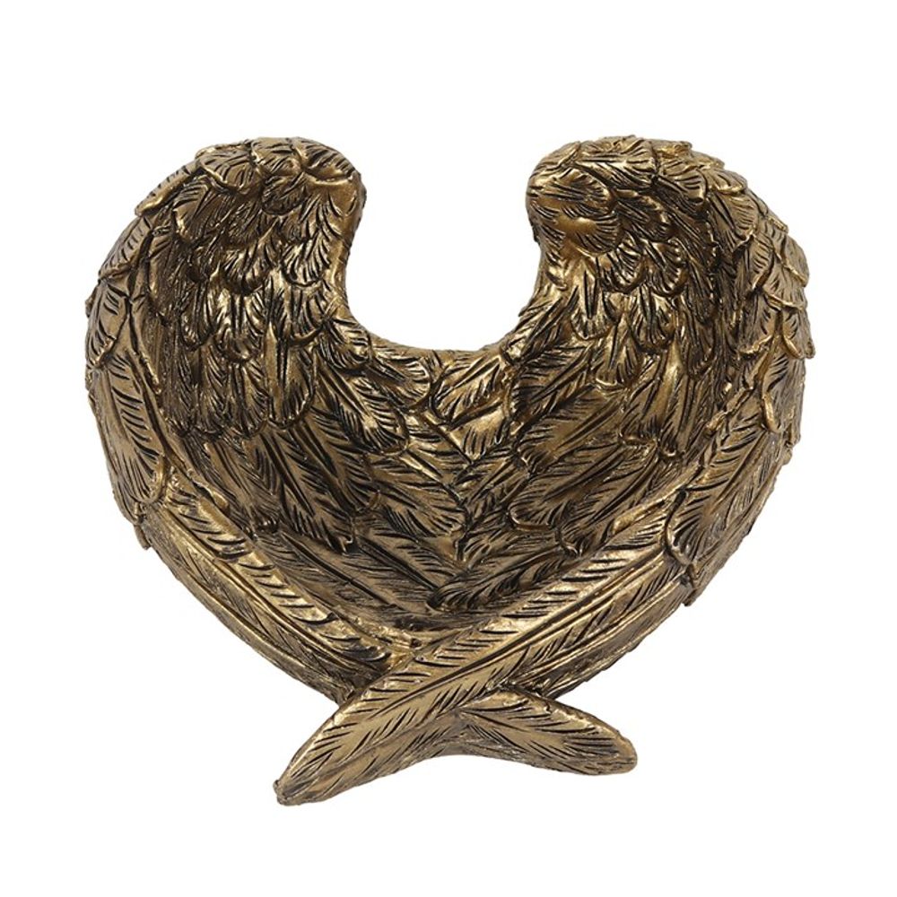 Antique Gold Angel Wing Dish - 11cm