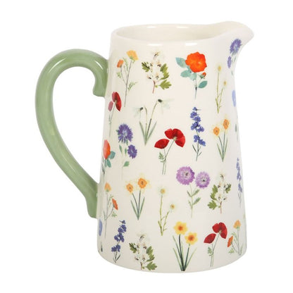 Wildflower Ceramic Flower Jug - 17cm