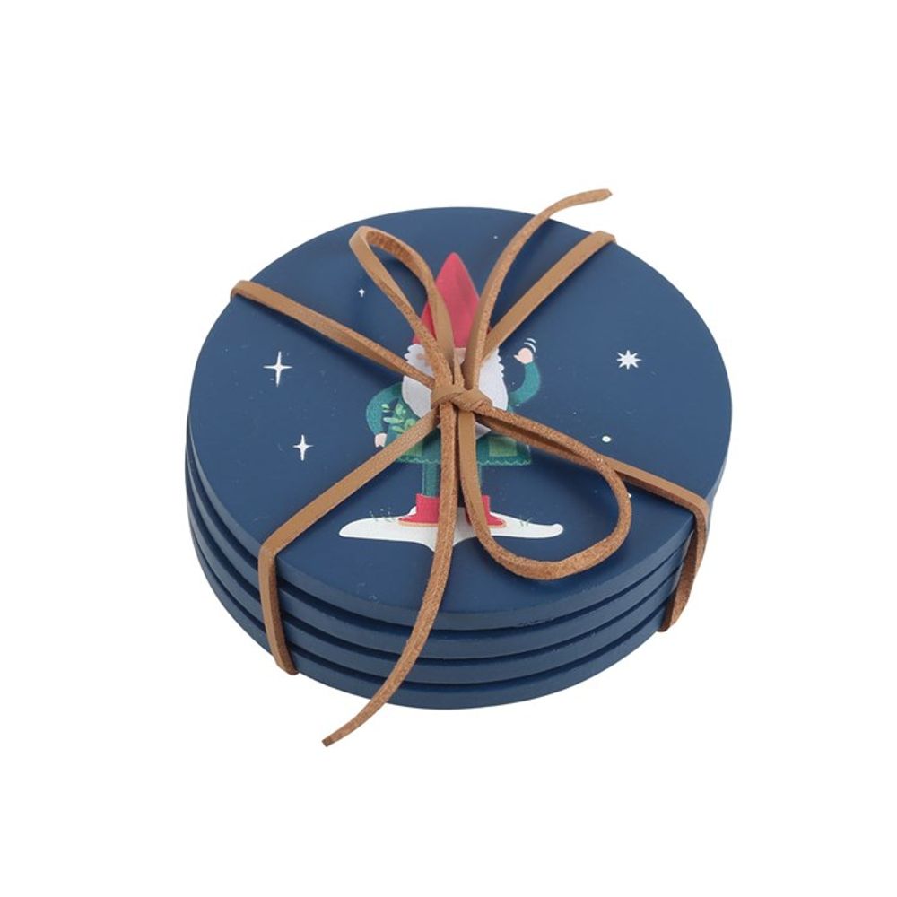 Gnome Sweet Gnome Coasters - Set of 4