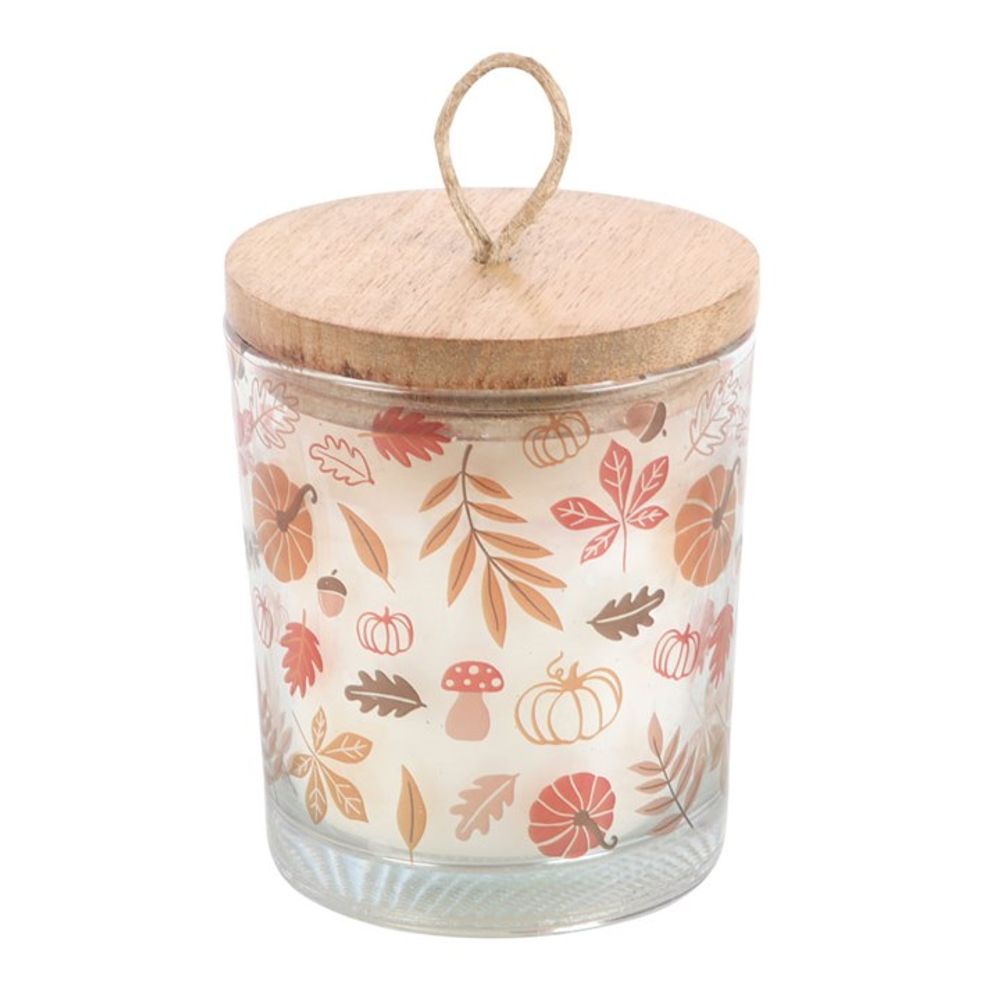 Autumn Leaves Warm Vanilla Scented Candle