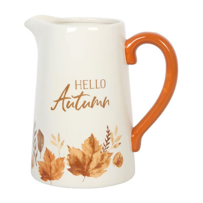 Hello Autumn Ceramic Flower Jug - 17cm