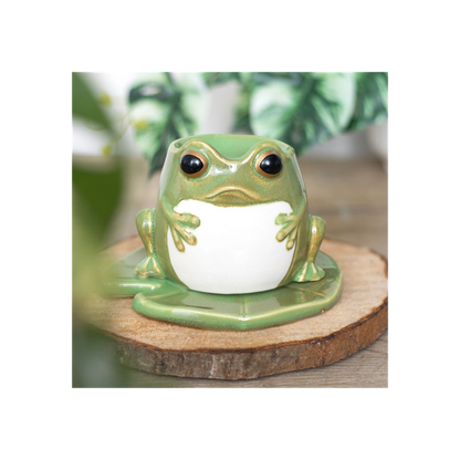 Frog Oil Burner on Lily Pad