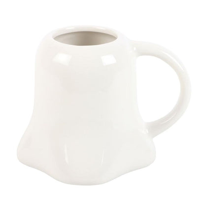 Mr Boo Ghost Shaped Mug with Bow Tie - 440ML