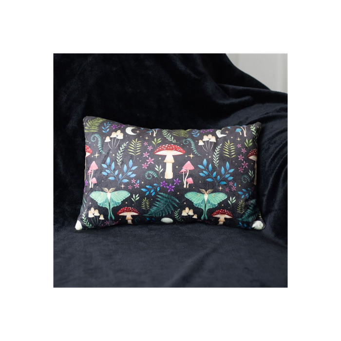 Rectangular Dark Forest Print Cushion - 40cm