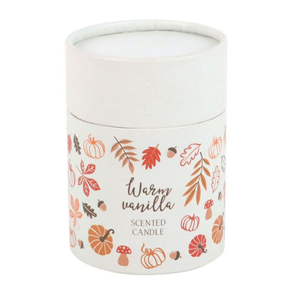 Autumn Leaves Warm Vanilla Scented Candle