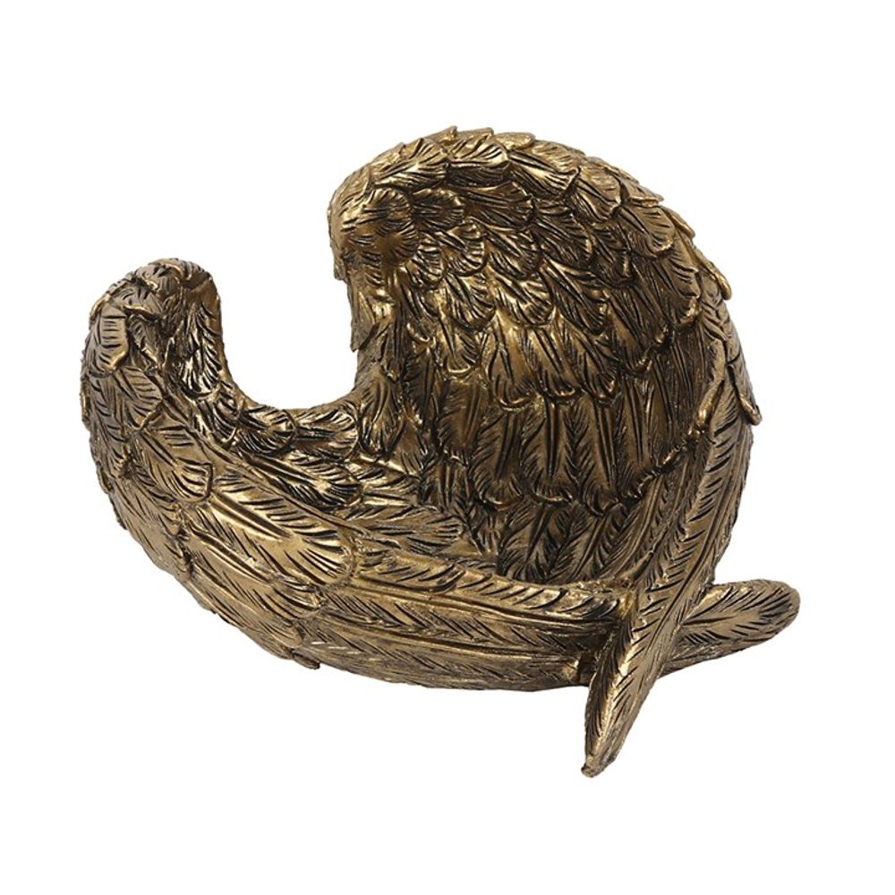 Antique Gold Angel Wing Dish - 11cm