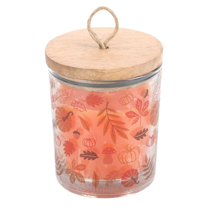 Autumn Leaves Cinnamon & Orange Scented Candle