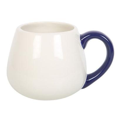 White All Seeing Eye Rounded Mug - 500ml