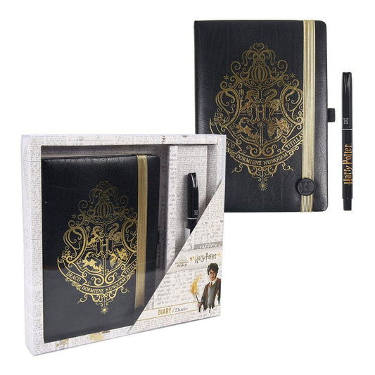 Harry Potter Stationery Set Hogwarts Crest W/ Pen - 25cm