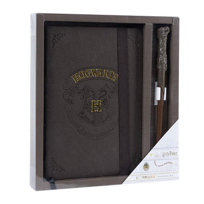 Harry Potter Stationery Set Hogwarts Crest W/ Pen - 22cm