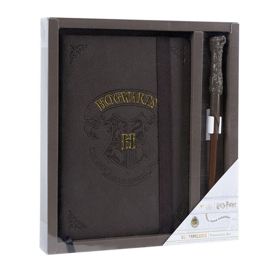 Harry Potter Stationery Set Hogwarts Crest W/ Pen - 22cm