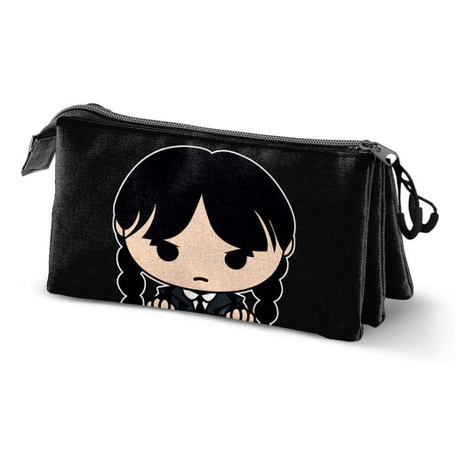 Wednesday Triple Pencil case - 23cm