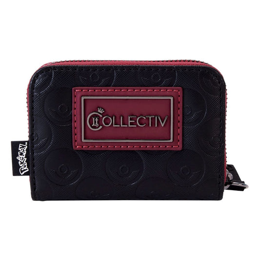 Pokemon - Vegan Leather Pokeball Wallet - Black/Red