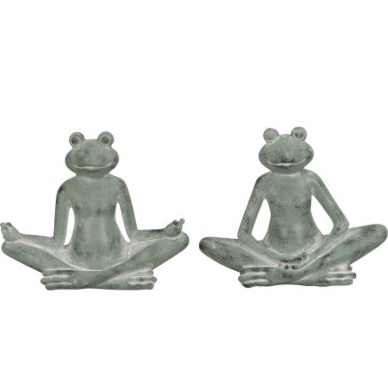 Yoga Meditation Frog Ornaments - 12cm